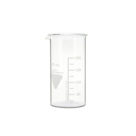 Rasotherm Becherglas hohe Form mit Ausguss, (Boro 3.3), 250 ml