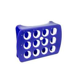 Moonlab® Rack f. Zentrifugenröhrchen, 15/50 ml 12 Plätze (4x3), blau, PP, 1 Stk