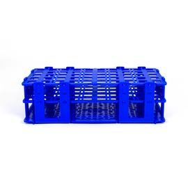 neoLabLine Multifunktionsrack für Röhrchen mit Durchmesser 12-13 mm, 50 Plätze, blau