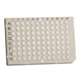 neoLab® 96well PCR-Platte, halber Rand, Niederprofil, weiß, für Roche LC 480