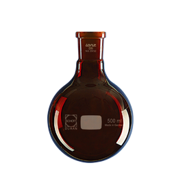 Lenz® Rundkolben mit Normschliff, Braunglas, NS 29/32, 100 ml