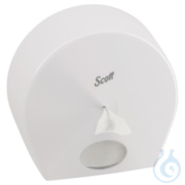Kimberly-Clark® Scott Control™ Spender für Toilettenpapier -, / Jumbo, Kunststoff, Weiß, 31,30cm x 30,70cm x 12,70cm