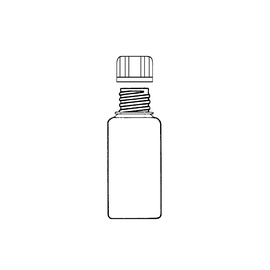 Kautex PE-Weithalsflasche 50 ml, mit Verschluss