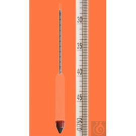 Amarell® Dichte-Aräometer, Typ L50-105, DIN 12791/BS 718, 1,050-1,100:0,0005g/cm³