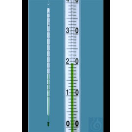 Amarell® Allgebrauchsthermometer, Einschlussform, -10+360:2°C, Kapillare prismatisch