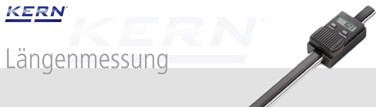 Längenmessung Banner