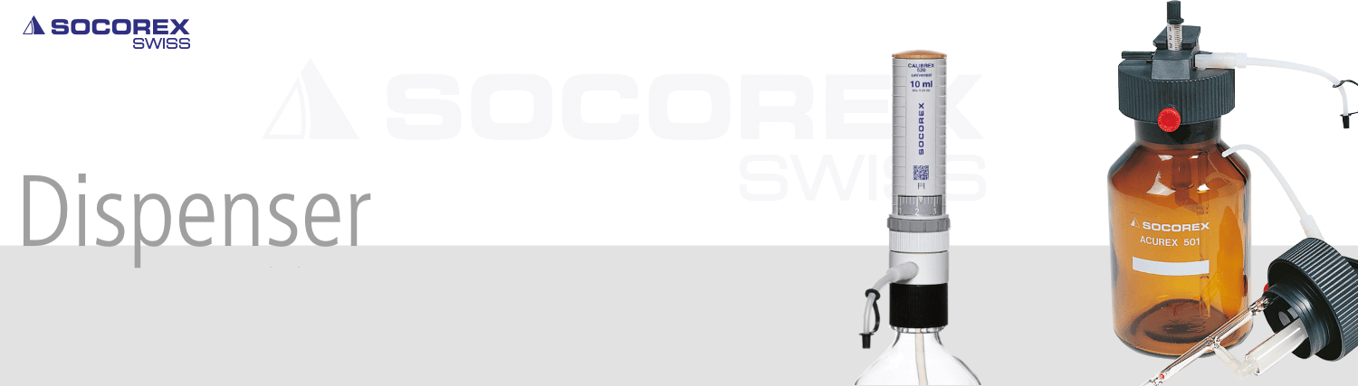 Socorex Dispenser und Stepper